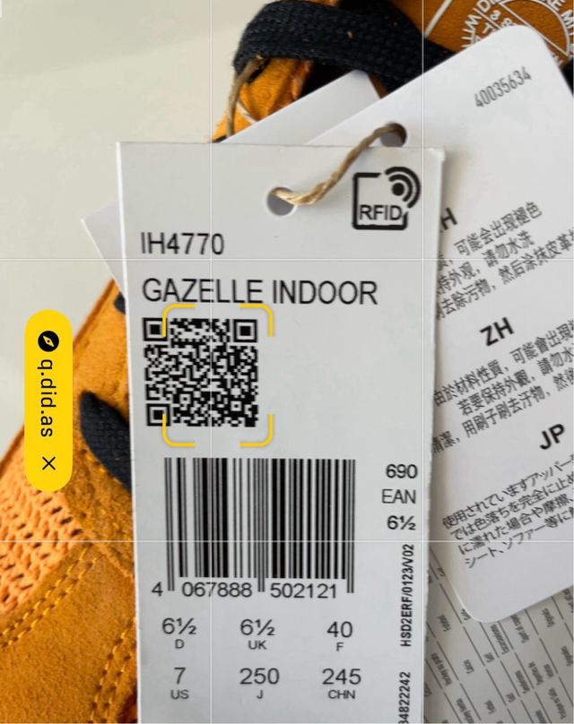 Zapatillas Adidas Gazelle Indoor Naranja