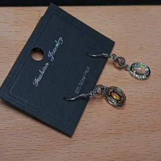 Pendientes Ópalo Natural