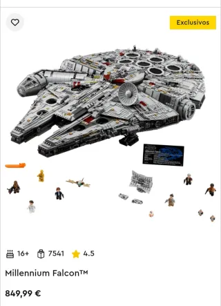 Lego Millennium Falcon Star Wars