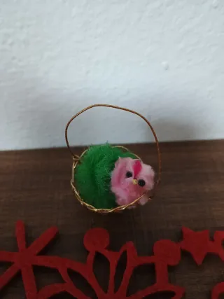 Mini cestino vintage per collezionismo