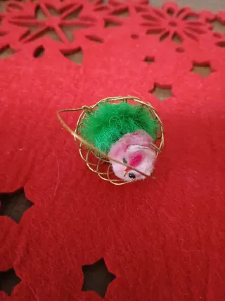 Mini cestino vintage per collezionismo