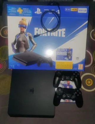 PS4 500>GB + 2 MANDOS + 3~JUEGOS  PACK COMPLETO!!!