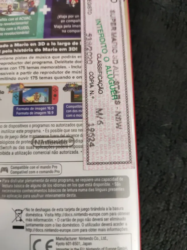 Super Mario 3D All-Stars Switch