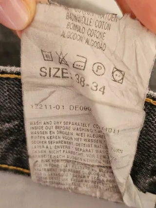 Jeans Lee Vintage Grigio Taglia M