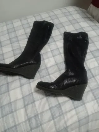 Botas de tacón serpiente