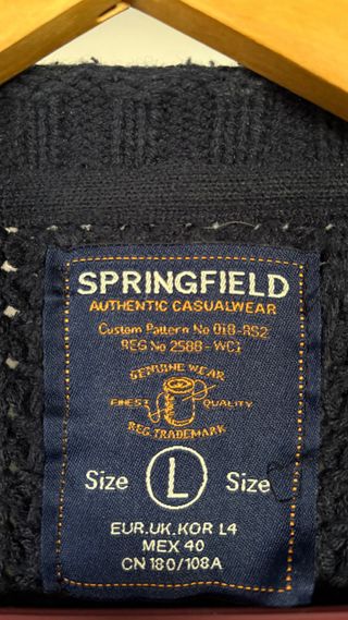 Jersey Springfield Hombre Talla M