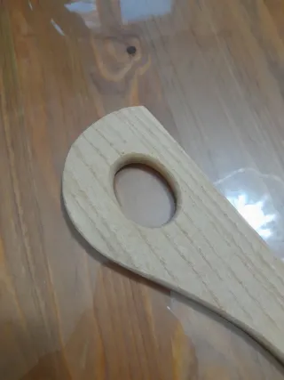 Mestolo girapolenta Ferron in legno