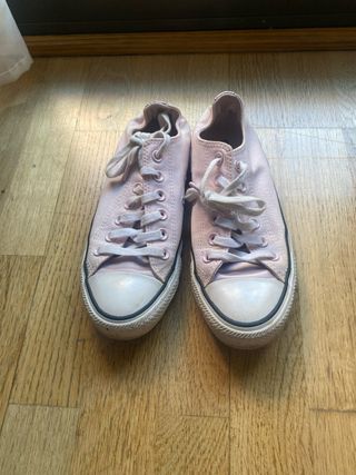 Zapatillas Converse rosas bajas
