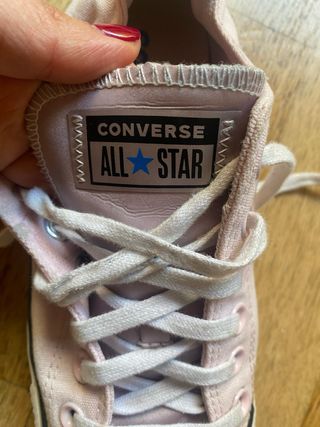 Zapatillas Converse rosas bajas