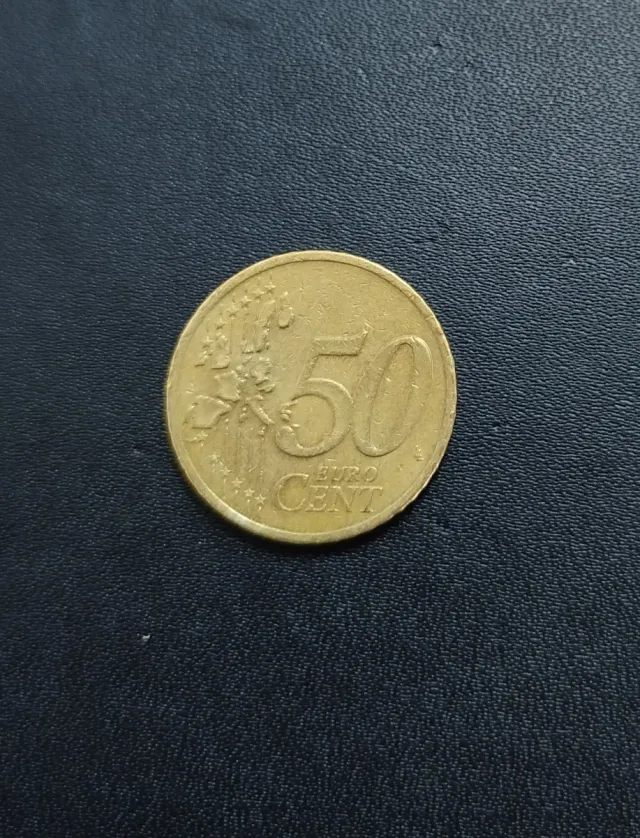 Moneda 50 céntimos Alemania 2002
