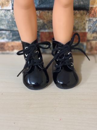 Botas Negras Charol para Nancy New