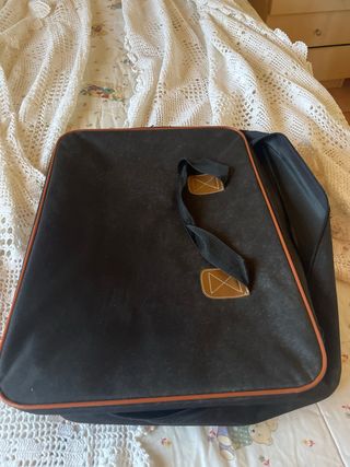 2 Colchas vintage de ganchillo, cama 90, y maletin