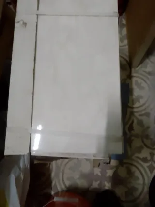 3 Cajas Azulejos Blancos-Beig