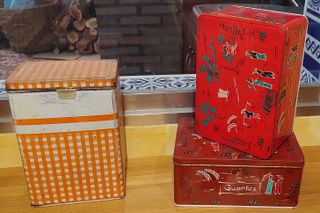 Lote 3 Cajas Metálicas Vintage