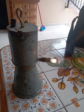 Lampada al carburo anni '50