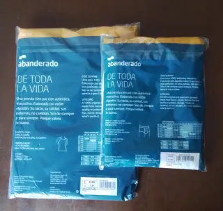 Pack Abanderado Camiseta y Calzoncillo Blanco