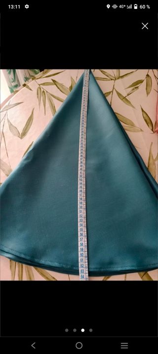 Falda mesa camilla redonda