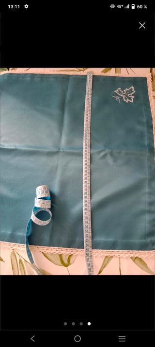 Falda mesa camilla redonda