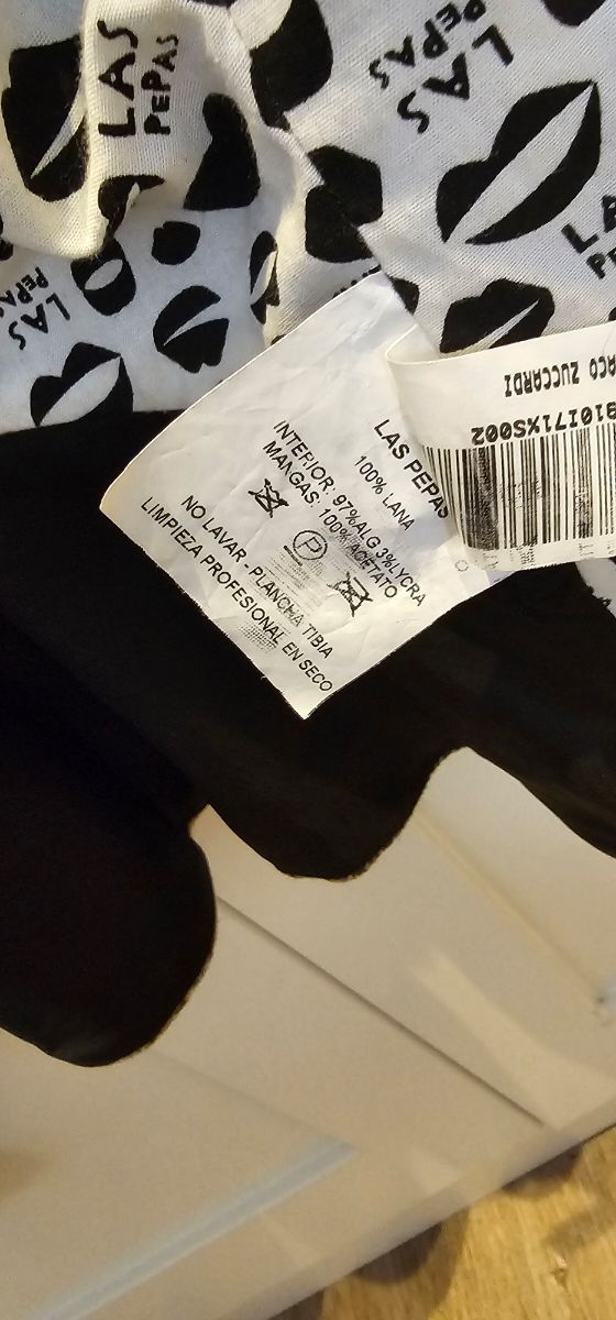 Chaqueta Lana Las Pepas Talla XS