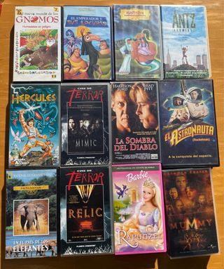 Lote 10 Películas VHS Disney Clásicos