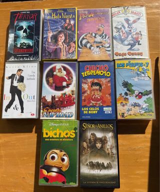 Lote 10 Películas VHS Disney Clásicos