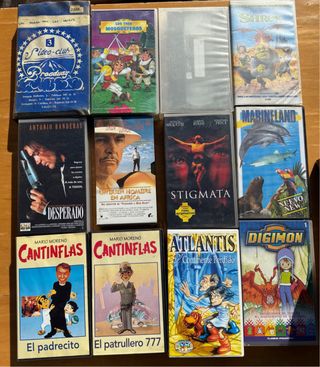 Lote 10 Películas VHS Disney Clásicos