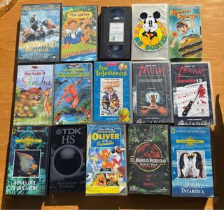 Lote 10 Películas VHS Disney Clásicos