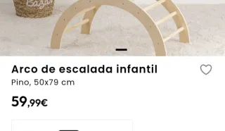 Arco Escalada Infantil Madera
