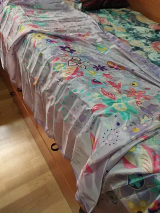 Pañuelo Fular Seda Multicolor Nuevo con Etiqueta