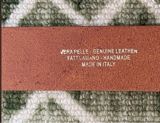 Cintura vera pelle 110 cm