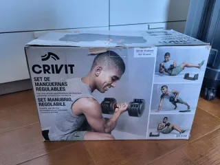 Mancuernas Ajustables CRIVIT 11.5kg