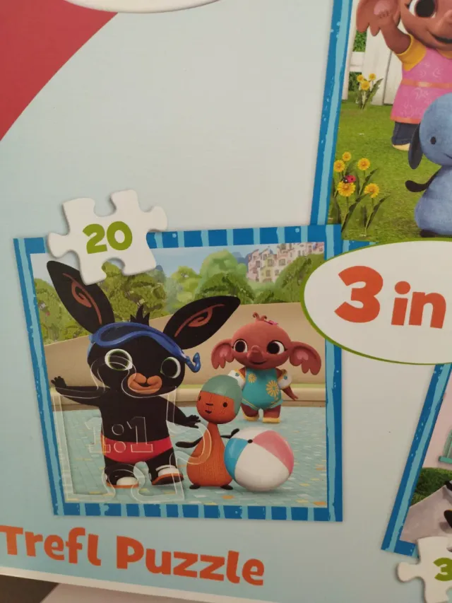 Puzzle 3 en 1 Bing Trefl