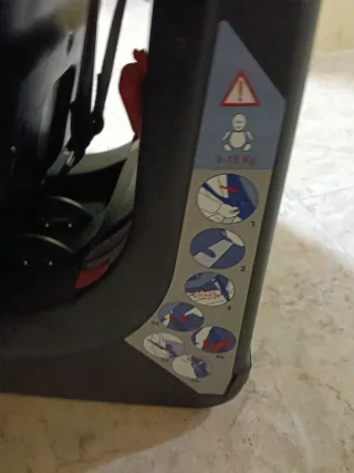 Silla de coche Chicco Roja 9-18 Kg