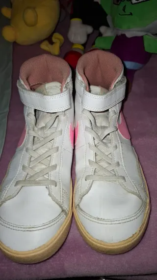 Scarpe Nike bambina bianche rosa numero 34