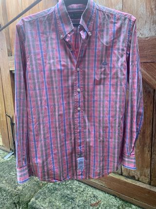 Camisa La Martina cuadros rosa