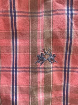 Camisa La Martina cuadros rosa