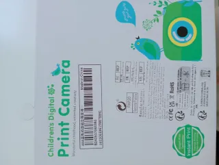 Cámara Instantánea Infantil Verde y Naranja