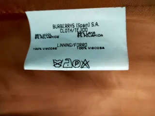 Abrigo Burberry Mujer Camel Talla 50