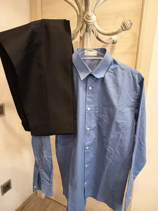 Traje comunión Hugo Bitti azul y negro