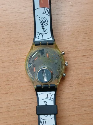 Swatch Crono Cuarzo Negro