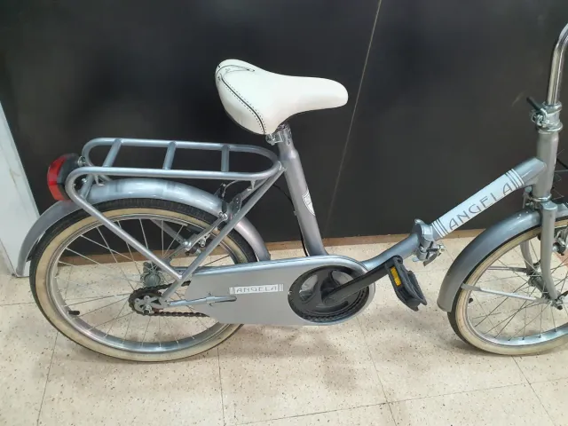 Bicicleta Paseo Plegable Gris