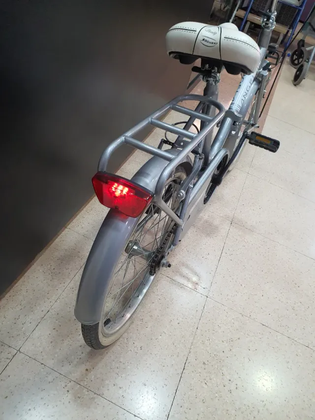 Bicicleta Paseo Plegable Gris