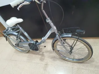 Bicicleta Paseo Plegable Gris