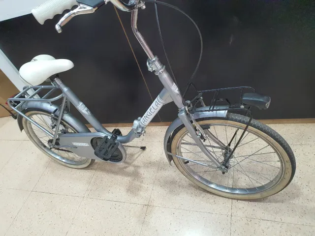 Bicicleta Paseo Plegable Gris