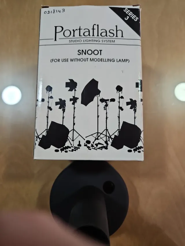 Snoot para los flashes de estudio Portaflash
