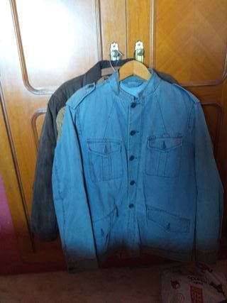 Lote Ropa Hombre Chaqueta Beige Marrón