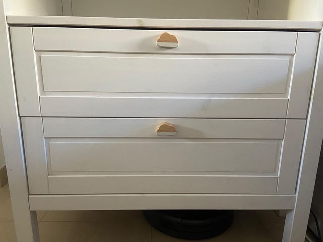 Cómoda cambiador SUNDVIK blanca