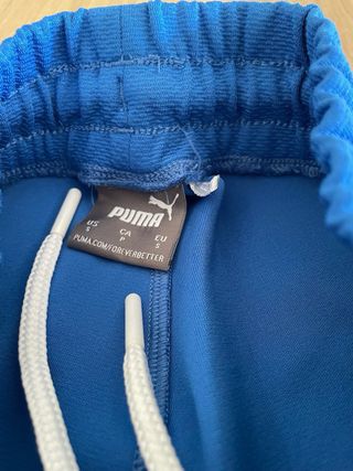 Pantalón Puma Azul y Gris