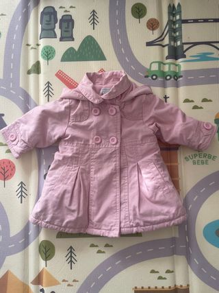 Chaquetón abrigo niña Kimbaloo 6/9 meses