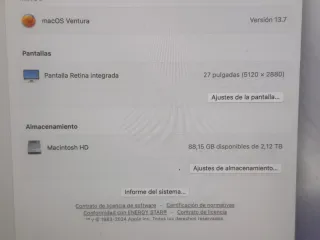 iMac 27 Retina 5K 2017 Intel Core i7